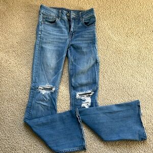American Eagle super stretch flare jeans